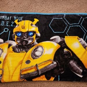 Transformer child's fleece blanket